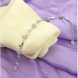 Wereldwijd Bekende Damesarmband Van Paars Platina Met Diamant Van Titanium