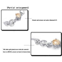 Kwaliteit En Kwantiteit Gegarandeerde Vrouwelijke Platina Titanium Armband Met Strass