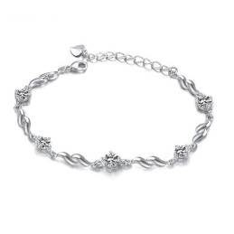 Betrouwbare Reputatie, Vrouwelijke, Mooie Platina Plating Titanium Armband