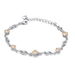 Betrouwbare Reputatie, Vrouwelijke, Mooie Platina Plating Titanium Armband