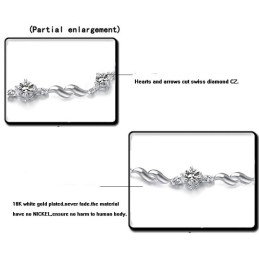 Betrouwbare Reputatie, Vrouwelijke, Mooie Platina Plating Titanium Armband