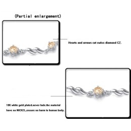 Betrouwbare Reputatie, Vrouwelijke, Mooie Platina Plating Titanium Armband
