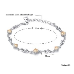 Betrouwbare Reputatie, Vrouwelijke, Mooie Platina Plating Titanium Armband
