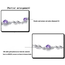 Betrouwbare Reputatie, Vrouwelijke, Mooie Platina Plating Titanium Armband