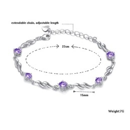 Betrouwbare Reputatie, Vrouwelijke, Mooie Platina Plating Titanium Armband