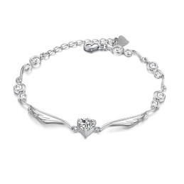 Uitstekende Kwaliteit Vrouwelijke Platina Titanium Armband
