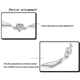 Uitstekende Kwaliteit Vrouwelijke Platina Titanium Armband