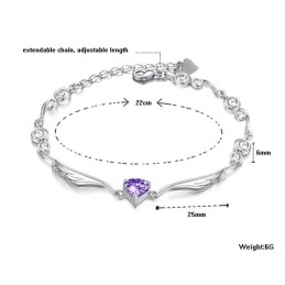 Uitstekende Kwaliteit Vrouwelijke Platina Titanium Armband