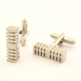 Mode Titanium Microfoon Manchetknopen