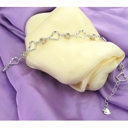 De Koningin Van Kwaliteit Vrouwelijke Lieverd Platina Plating Titanium Armband Met Diamant