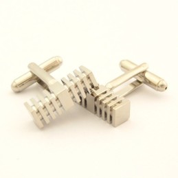 Mode Titanium Microfoon Manchetknopen