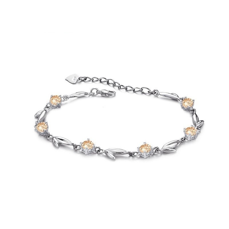 Volledig In Specificaties: Vrouwelijke Platina Plating Titanium Armband Met Diamant Volledig In Specificaties: Vrouwelijke Platina Plating Titanium Armband Met Diamant