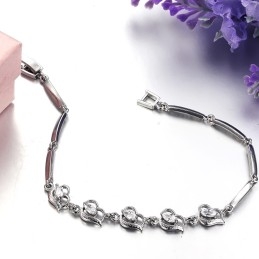 Goed Verkocht Over De Hele Wereld: Vrouwelijke Platina Titanium Armband