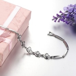 Goed Verkocht Over De Hele Wereld: Vrouwelijke Platina Titanium Armband