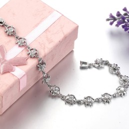 Wereldwijd Bekende Platina-Geplateerde Titanium Armband Voor Dames
