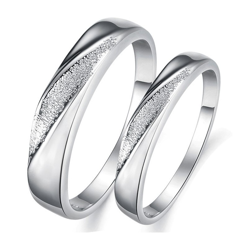 Brede Variaties Scrub Platina Plating Titanium Ring Voor Geliefden Brede Variaties Scrub Platina Plating Titanium Ring Voor Geliefden