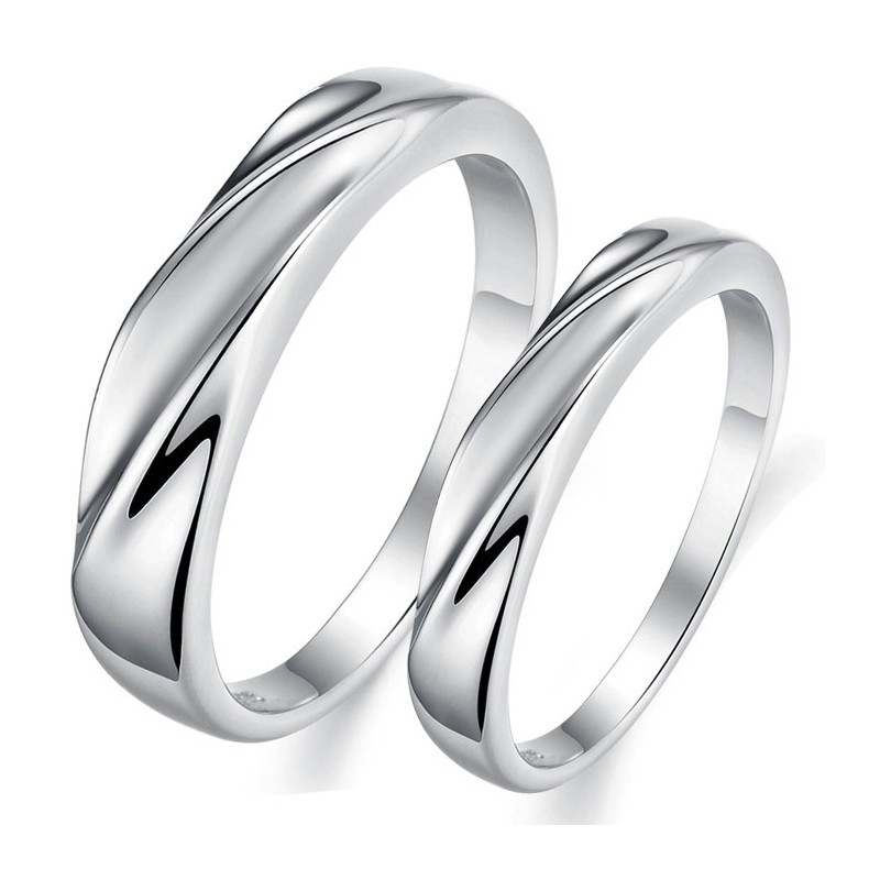 Hoogwaardige, Bondige Platina Titanium Ring Voor Geliefden Hoogwaardige, Bondige Platina Titanium Ring Voor Geliefden
