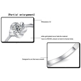 De Koningin Van De Hoogwaardige Damesmode Met Platina Plating En Titanium Ring