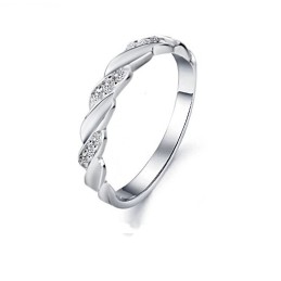 Stabiele Kwaliteit Mannelijke Platina Titanium Ring