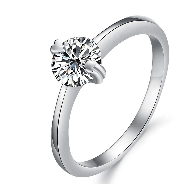 Kwaliteit En Kwantiteit Gegarandeerde Vrouwelijke Platina Titanium Ring Met Strass Kwaliteit En Kwantiteit Gegarandeerde Vrouwelijke Platina Titanium Ring Met Strass
