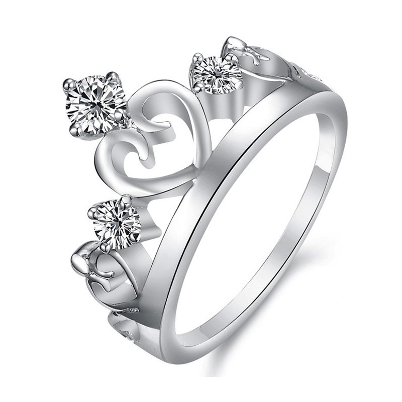 Wereldwijd Bekende Platina Titanium Ring Met Strass Wereldwijd Bekende Platina Titanium Ring Met Strass