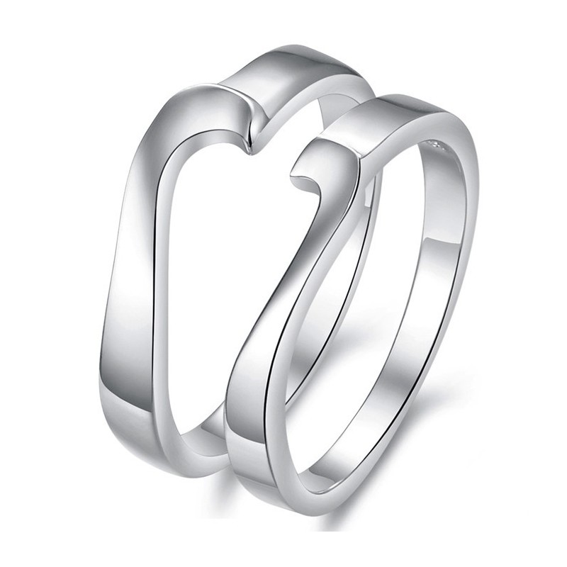 De Koningin Van Hoogwaardige Platina-Plating Titanium Ringen Voor Geliefden De Koningin Van Hoogwaardige Platina-Plating Titanium Ringen Voor Geliefden