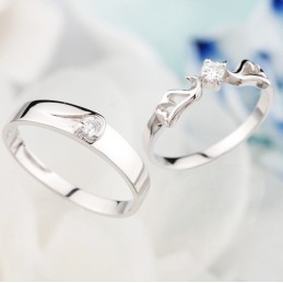 Kwaliteit En Kwantiteit Gegarandeerde Platina Plating Titanium Ring Voor Geliefden