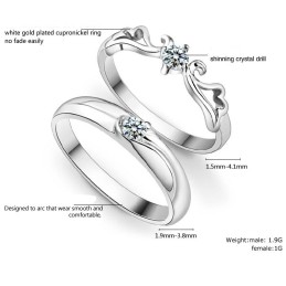 Kwaliteit En Kwantiteit Gegarandeerde Platina Plating Titanium Ring Voor Geliefden