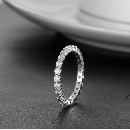 Wereldwijd Bekende Vrouwelijke Platina-Geplateerde Titanium Ring