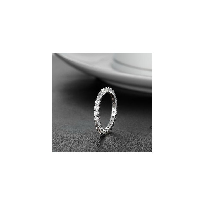 Wereldwijd Bekende Vrouwelijke Platina-Geplateerde Titanium Ring Wereldwijd Bekende Vrouwelijke Platina-Geplateerde Titanium Ring