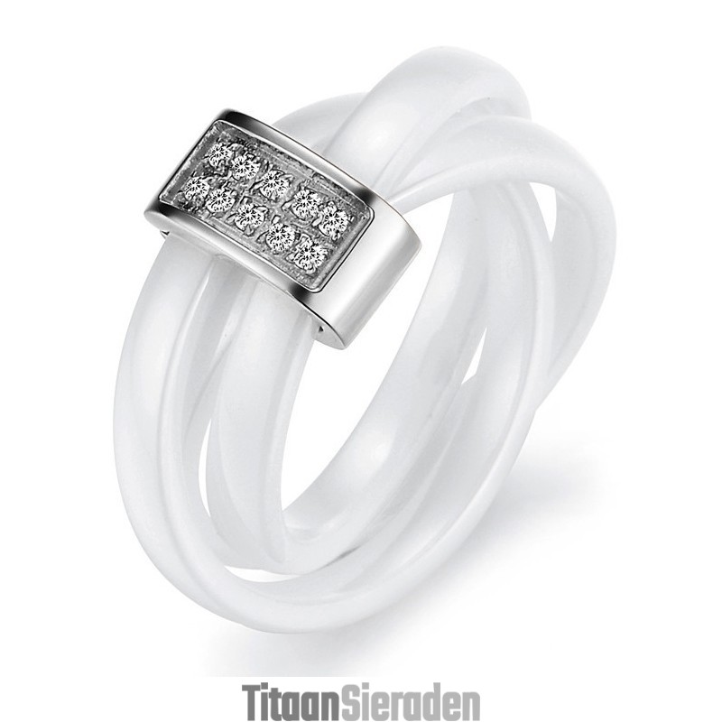 Bekend Om Zijn Hoogwaardige Wolfraam Keramische Ring Met Strass Bekend Om Zijn Hoogwaardige Wolfraam Keramische Ring Met Strass