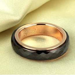 Brede Variaties Zwarte Wolfraam Keramische Ring