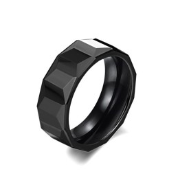Brede Variaties Zwarte Wolfraam Keramische Ring