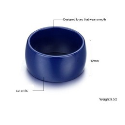 Hoogwaardige Blauwe Wolfraam Keramische Ring