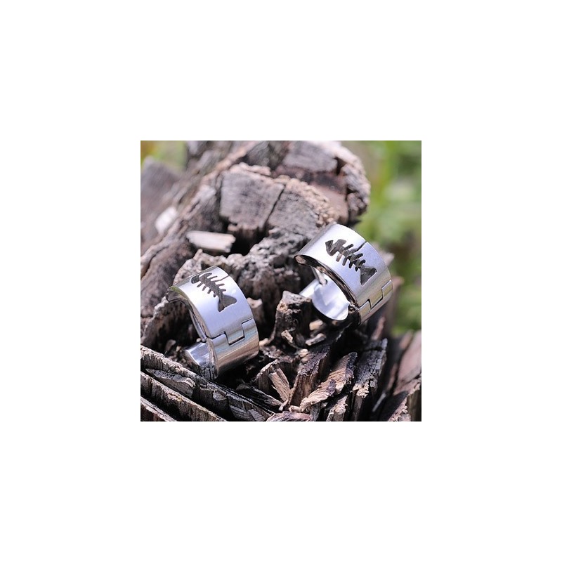 Titanium Oorbellen Voor Heren
