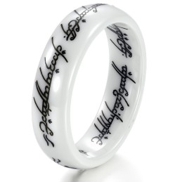 De Koningin Van De Kwaliteit Retro Wolfraam Keramische Ring