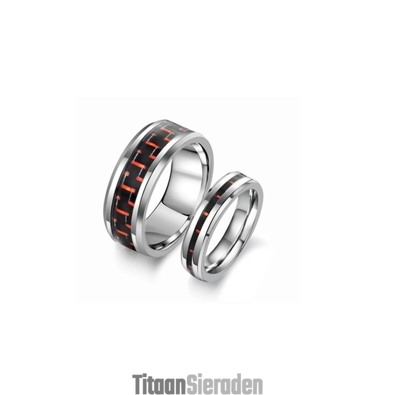 Kwaliteit En Kwantiteit Gegarandeerde Wolfraam Keramische Ring Voor Geliefden