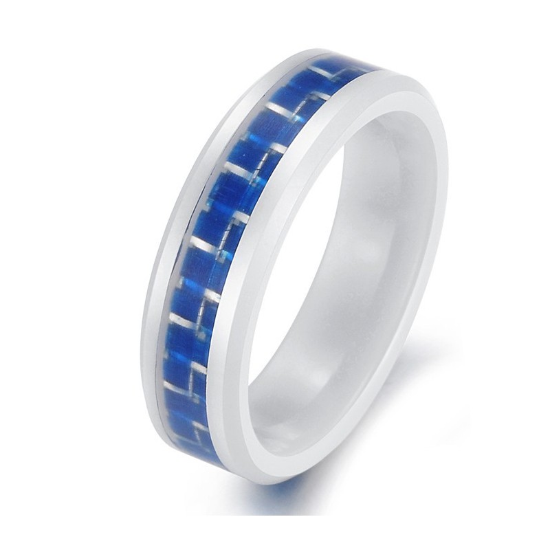 Om Een Lang Verhaal Te Hebben: Blauwe Wolfraam Keramische Ring Om Een Lang Verhaal Te Hebben: Blauwe Wolfraam Keramische Ring