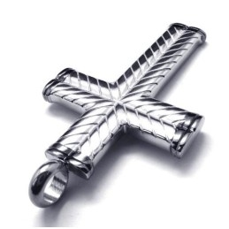 Cross Grain Heren Titanium Hanger - Gratis Chian