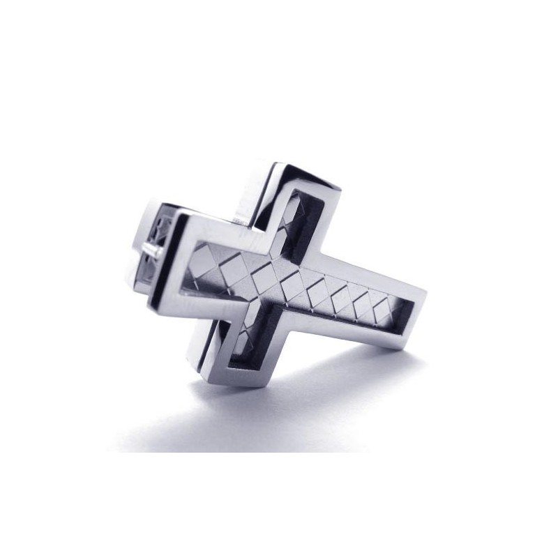 Mode Heren Titanium Kruis Hanger - Gratis Chian Mode Heren Titanium Kruis Hanger - Gratis Chian