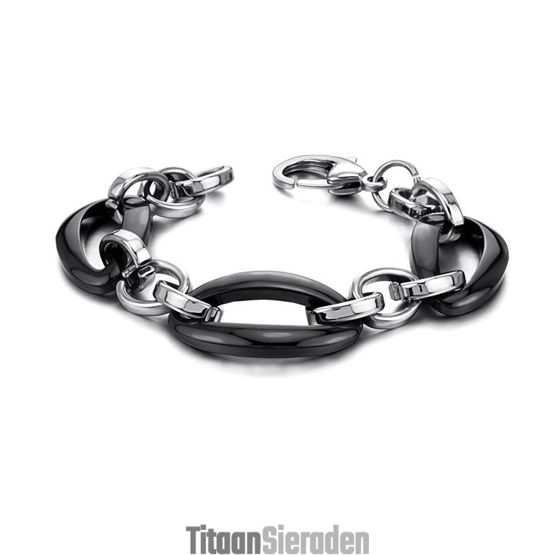 Brede Variaties Vrouwelijke Ellips Wolfraam Keramische Armband Brede Variaties Vrouwelijke Ellips Wolfraam Keramische Armband