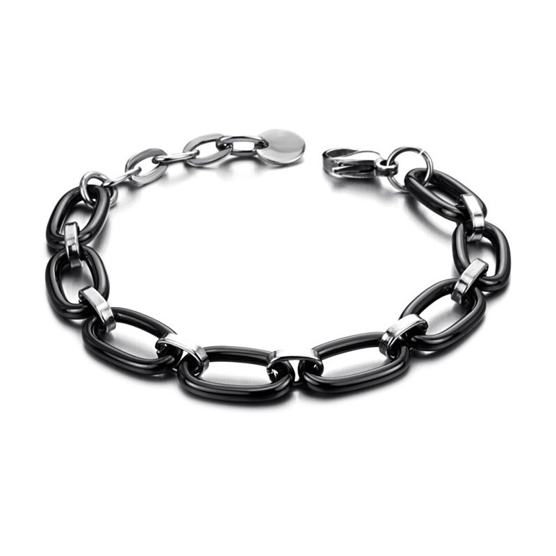 Stabiele Kwaliteit Zwarte Wolfraam Keramische Armband Stabiele Kwaliteit Zwarte Wolfraam Keramische Armband