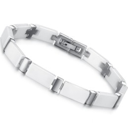 Kwaliteit En Kwantiteit Gegarandeerde Witte Wolfraam Keramische Armband