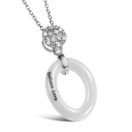 De Koning Van Hoeveelheid Vrouwelijke Concise Wolfraam Keramische Ketting