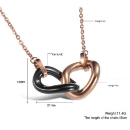 Brede Variaties Wolfraam Keramische Ketting