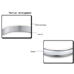 Betrouwbare Reputatie Mannelijke Witte Wolfraam Keramische Armband