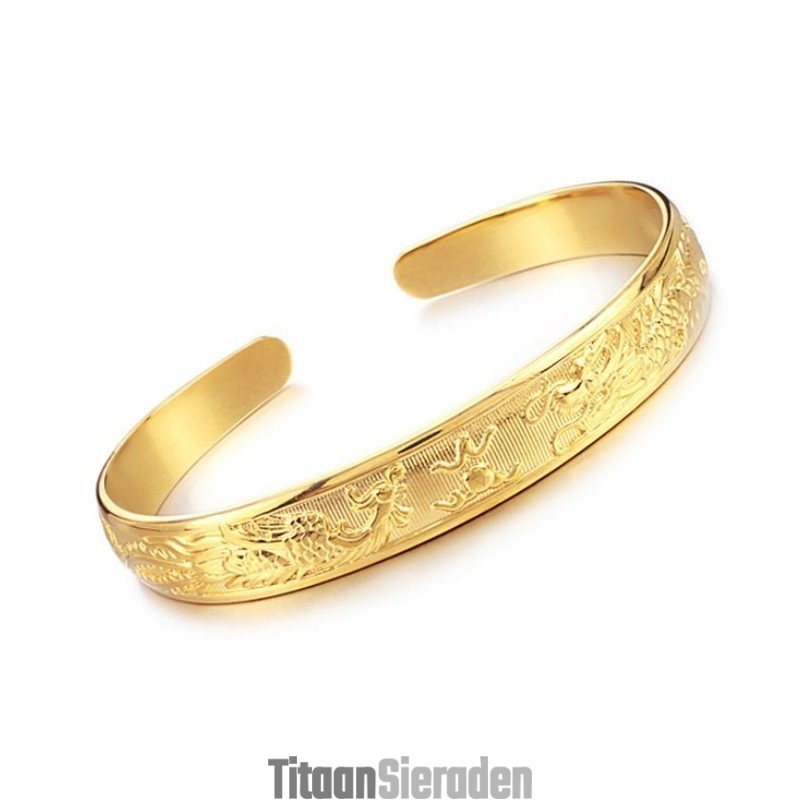 Hoogwaardige Damesarmband Van 18 Karaat Verguld Goud