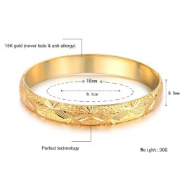 Hoogwaardige Damesarmband Van 18 Karaat Verguld Goud