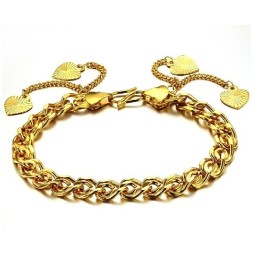 Kwaliteit En Kwantiteit Gegarandeerde Vrouwelijke Geliefde 18K Vergulde Armband