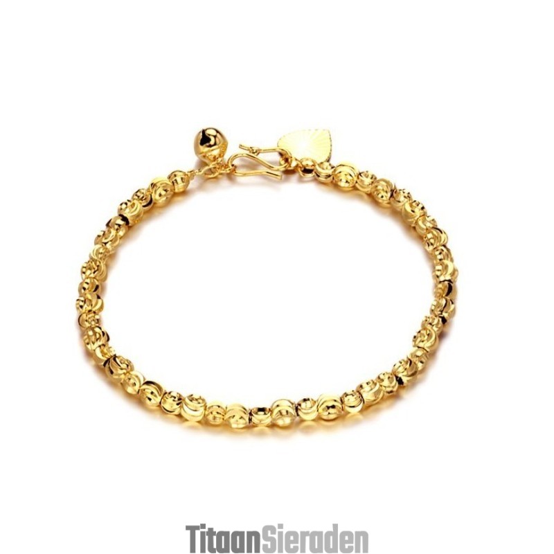 Kwaliteit En Kwantiteit Gegarandeerde Damesarmband Van 18 Karaat Verguld Goud Kwaliteit En Kwantiteit Gegarandeerde Damesarmband Van 18 Karaat Verguld Goud